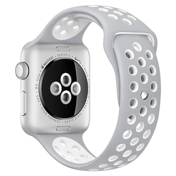 Смарт-часы Apple Watch Nike+ 42mm Silver Al/White (MNNT2RU/A)